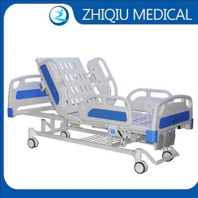 3 Function Adjustable Medical Furniture with Casters Hospital Bed