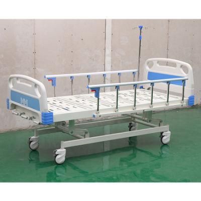 Manual Type Hospital Medical ICU Bed with Caster