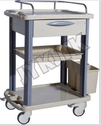 ABS Treatment Trolley with Three Shelves for Medical