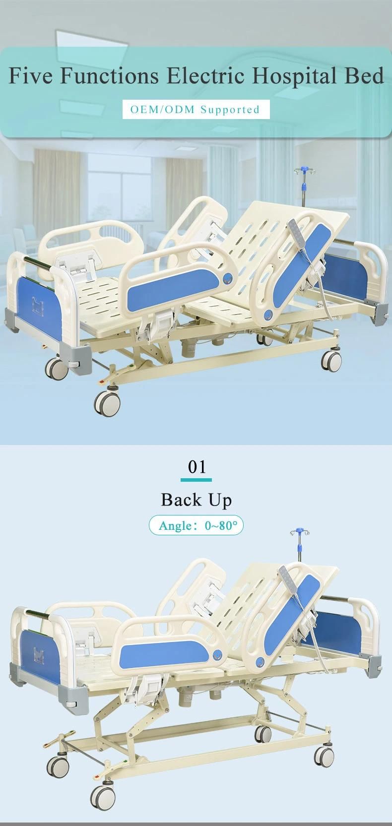 ICU Electric Hospital Bed Five Funcion Medical Bed