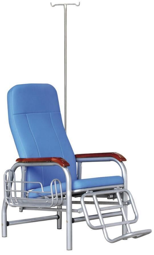 Medical Equipment Foldable Accompany Backret Infusion Chair