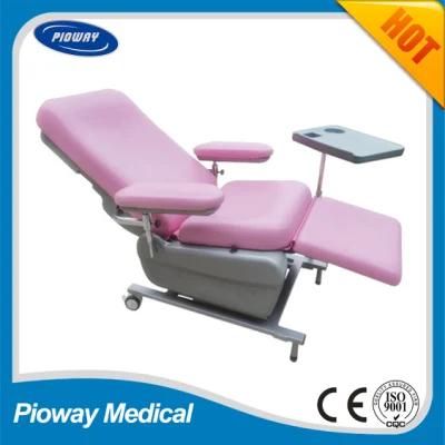 Ce 160kg Capacity Manual Blood Collection Chair for Medical (BK-BC100)