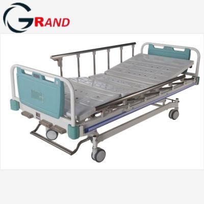 High Quanlity Manual Medical Bedthree Shake Nursing ICU Patient Bed