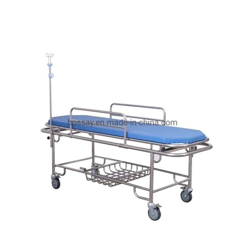 Hospital Folding Ambulance Emergency Transfer Stretcher Trolley Chair
