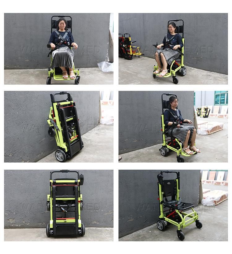 Ea-6fpn Foldable Electric Emergency Evacuation Stair Climbing Wheelchair for Disabled