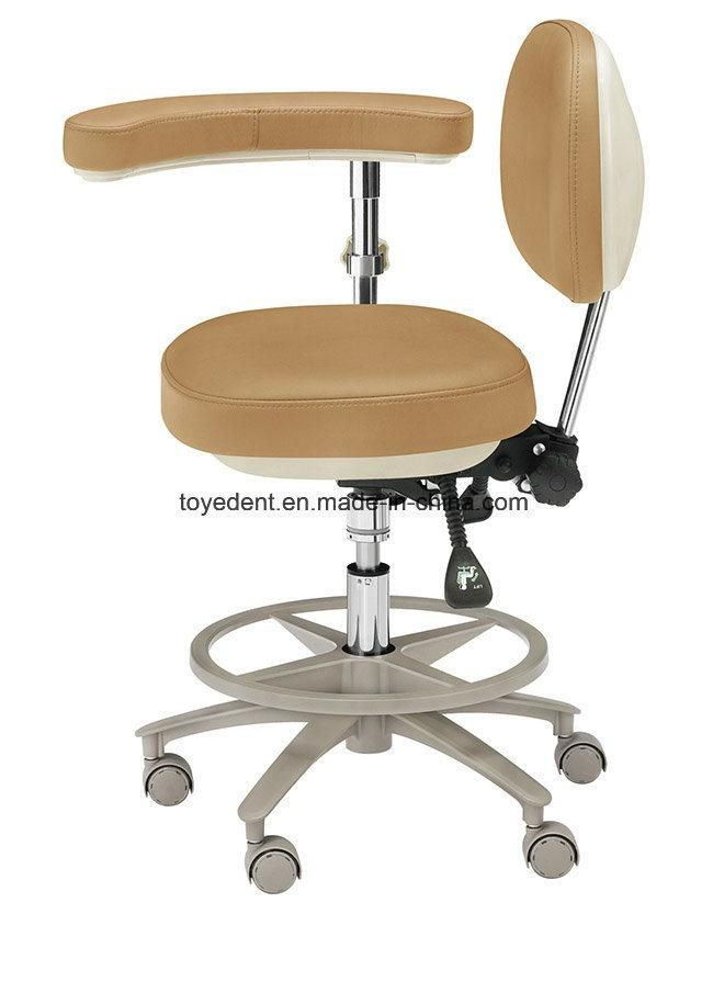 Ergonomic Dental Doctor Chair Stool, Dentist Stool Chair with Backrest
