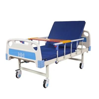 Hospital Furniture Single Crank Manual Medical Patient Bed