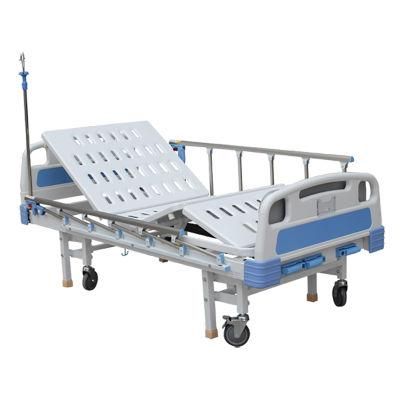 Two Functions Manual Hospital Clinical ICU Bed