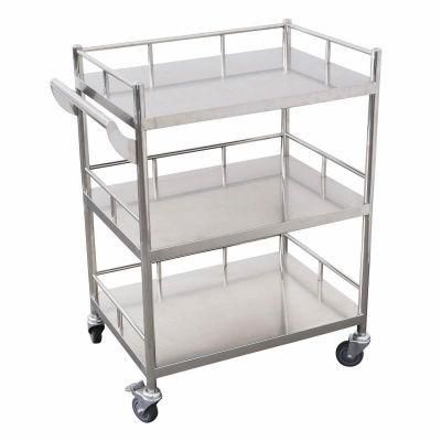 China Supply Hospital Furniture Medical Dressing Trolley