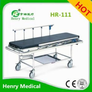 Hr-111 Stainless Steel Emergency Stretcher/Two Functions Stretcher Trolley Price