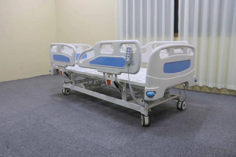 Electric Three Functions Bed ICU Electric Hospital Bed for Bedridden Patients