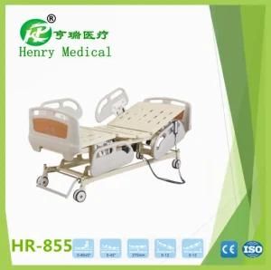 CE Approved Five Function Electric Bed/ Hospital Patient Bed/ Medical ICU Patient Bed