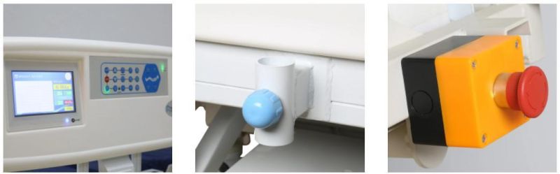 Hospital Furniture Medical Equipment Modern Bed Luxury CPR Multifunctional Electric Nursing Medical Adjustable Hospital ICU Bed