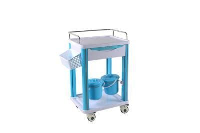 High Quality Hospital Clinical ABS Medical Treatment Trolley