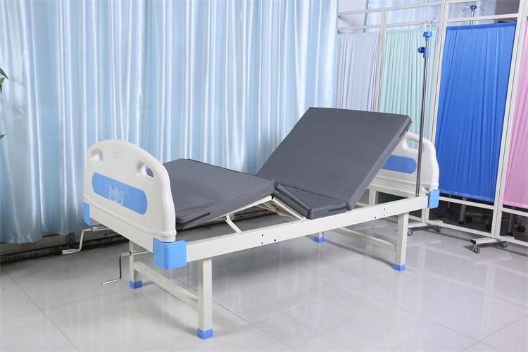 ABS Manual Double Cranks Adjustable Home Care Nursing Medical Bed