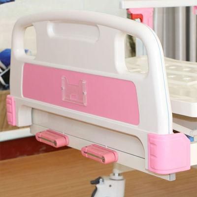 Two Functions Manual Nursing Beds Central Control Side Break Casters Hospital Beds Hospital Use