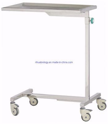 Hospital Stainless Steel Single Arm Instrument Vehicle