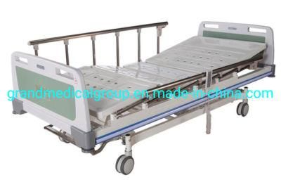 Independent Motors Superior Cold-Rolled Steel Three-Function Electric Nursing ICU Patient Bed
