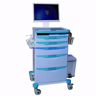Digital Hospital Equipment Medical Trolley Laptop Cart