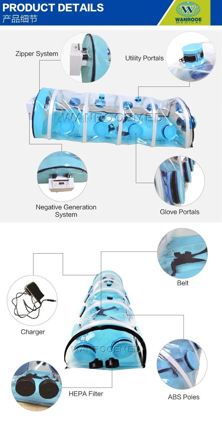 Ea-13A Hospital Emergency Ambulance Folding Negative Pressure Biological Isolation Chamber