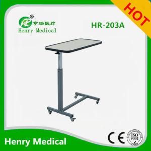 Bedside Table/Hospital Clinic Folding Bedside Over Bed Table (HR-203A)