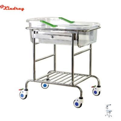 with Multi-Function Hospital Manual Pediatric Hospital Newborn Baby Trolley