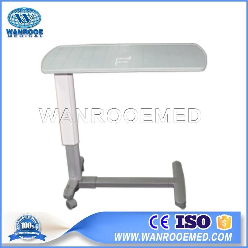 Bdt002A Hospital Medical Adjustable Movable Over Patient Bed Dining Table
