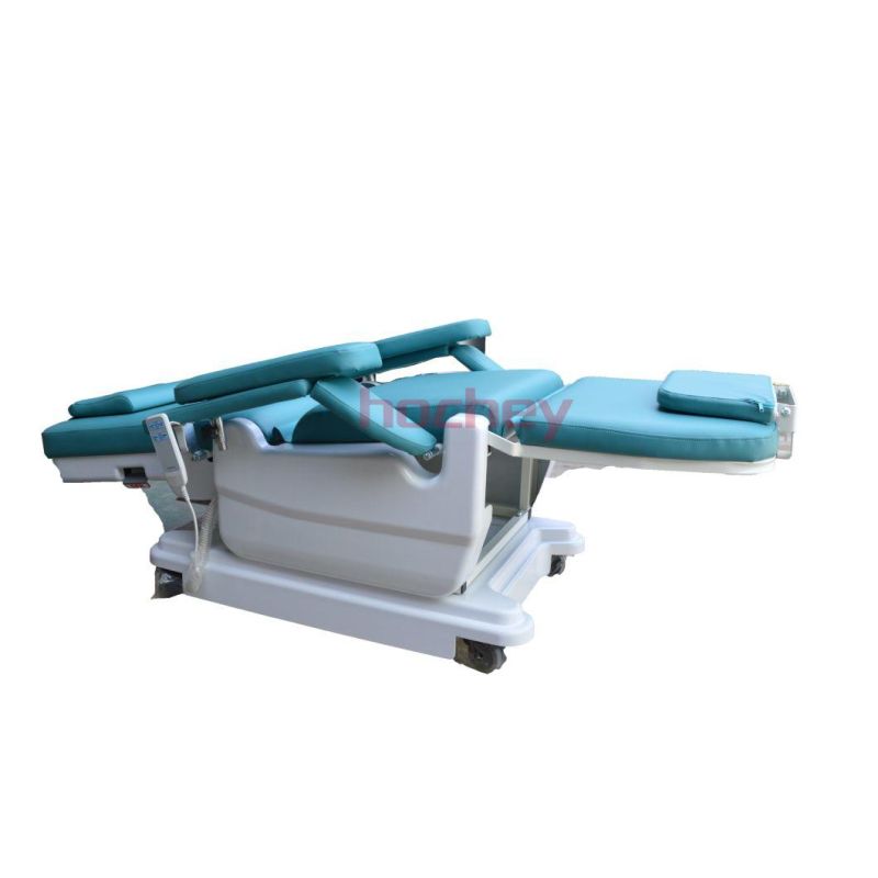 Mt Medical Chinese Manufacturer 2 Motors Electric Blood Collection Chair with CPR Function