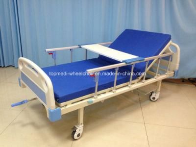 Medical Supply Hospital Furniture Steel One Function Detachable Headboard Sick Bed