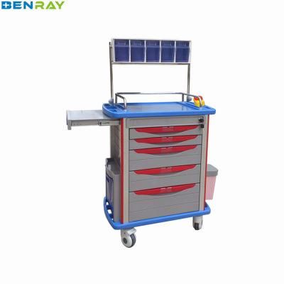 China Supplier Hospital Equipment Nice Price ABS Anesthesia Trolley