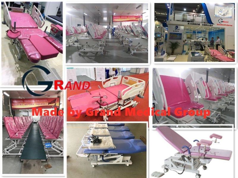 Simply Equipped Carbon Steel Obstetric Sprayed Gynecological Examination Bed Hospital Equipment Bed