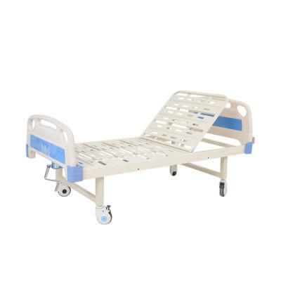 Hospital 1 Crank Manual Patient Bed Single Crank Manual Hospital Bed for Sale