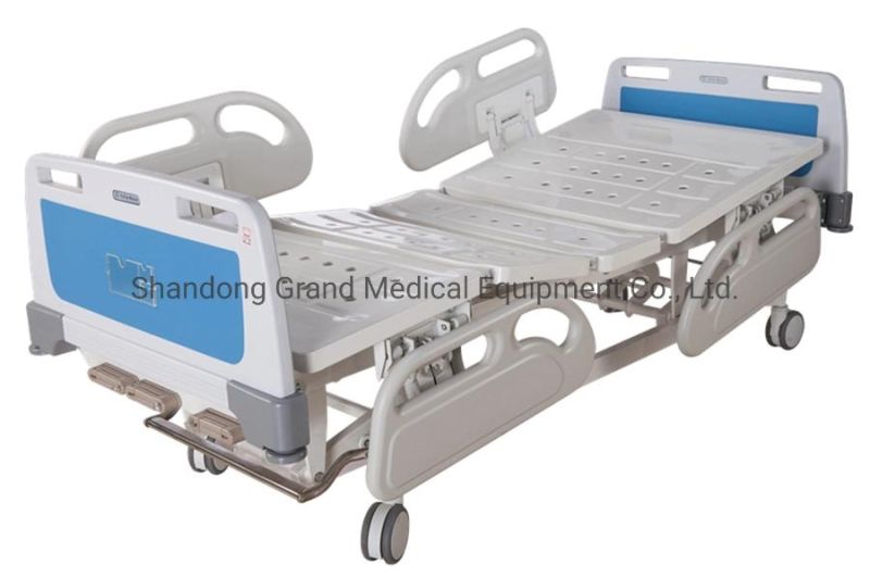 Customized Hospital Patient Nursing Bed Adjustable Multi Function Mobile Medical Bed for Hospital furniture Medical Equipment with CE FDA ISO
