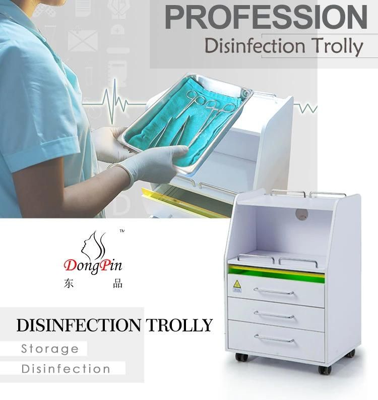 Beauty Salon Trolley with Ultraviolet Disinfection