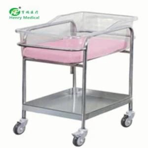 Hospital Baby Bed Troller Newborn Cot Baby Crib (HR-762)