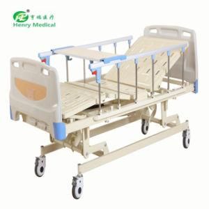 ABS Manual Three-Function Medical Bed 3 Crank Hospital Bed Sick Bed (HR-633)