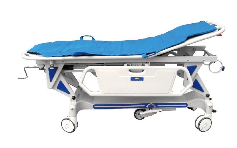 Strong and Beautiful Ambulance Patient Stretcher Trolley/Hot Sale Height Adjustable Connection Medical Hospital Emergency Transport Stretcher with High Quality