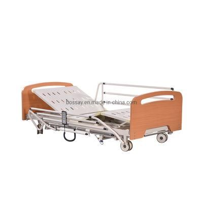 Electric Wooden Homecare Hospital Bed for Old People Home