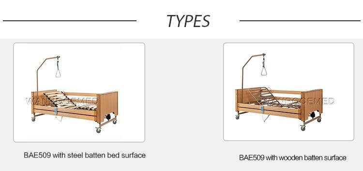 Bae509 Medical Five Function Electric Adjustable Nursing Home Care Bed