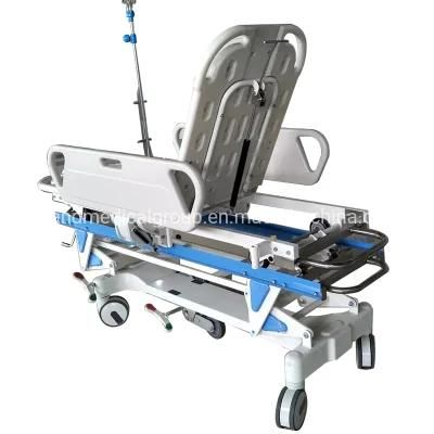 Hot Selling China Famous Brand Hydraulic Ambulance Patient Transfer Stretcher Bed Hospital for Medical Equipment