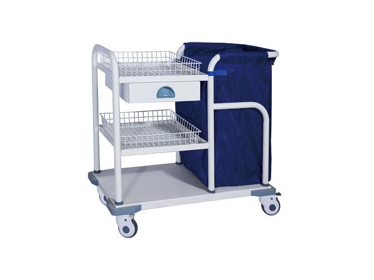 Top2 Mobile Medical Furniture for Computer Instrument Hospital Trolley Cart