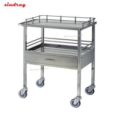 with Two Layers Stainless Steel Appliance Trolley
