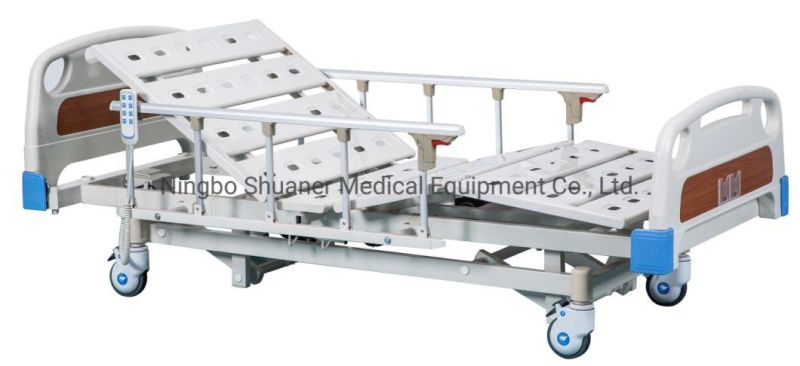 Three-Function Electric Emergency Physical Therapy Medical Bed ICU Hospital Bed