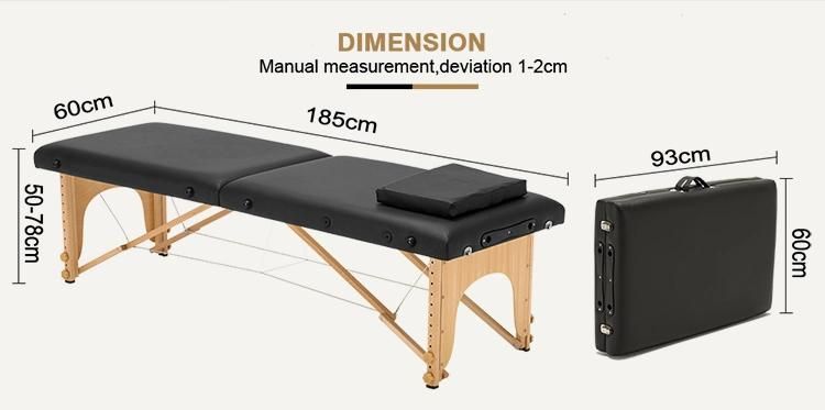 Uenjoy Portable Folding Saloniture Massage Table Lightweight Portable Beauty Bed