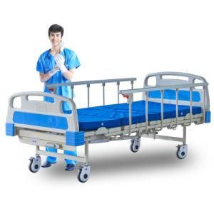 China Household Nursing Hospital Bed with Whole Steel Structure