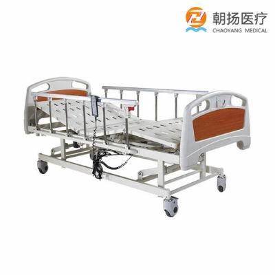 3 Function Motorised Adjustable Wheeled Hospital Nursing Bed Patient Electric Hospital Bed