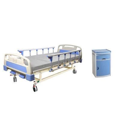 Wg-Hb2/L OEM Accepted Hospital Couch Manual Metal Medical Hospital Bed