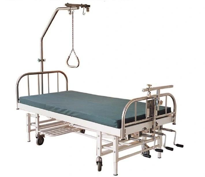 Stainless-Steel 4-Crank Orthopedics Traction Bed (THR-OTB03)