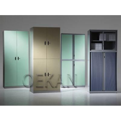 Oekan Hospital Furniture Double-Layer Stainless Steel Office Cabinet