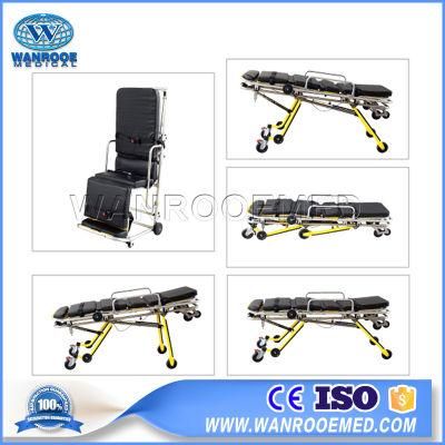 Ea-3b2 Hospital Emergency Use Adjustable Stretcher for Ambulance Car